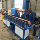 0.8mm Thickness Blue Shutter Door Forming Machine With Servo Feeding