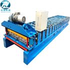 Colored Steel IBR Corrugated Roofing Sheet Roll Forming Machine With Delta PLC Control 30m/min