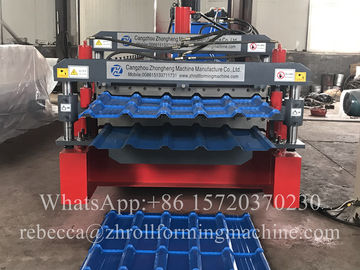 Yaskawa Tile Sheet Roll Forming Machine Steel Foot Sheet Maker 0.3-0.8Mm 2-4M/Min