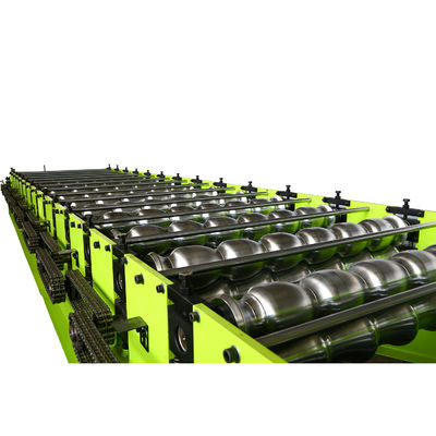 High Quality 1100 Glazed Roof Tile Roll Forming Machine Step Tile Roofing Sheet Forming Machinery