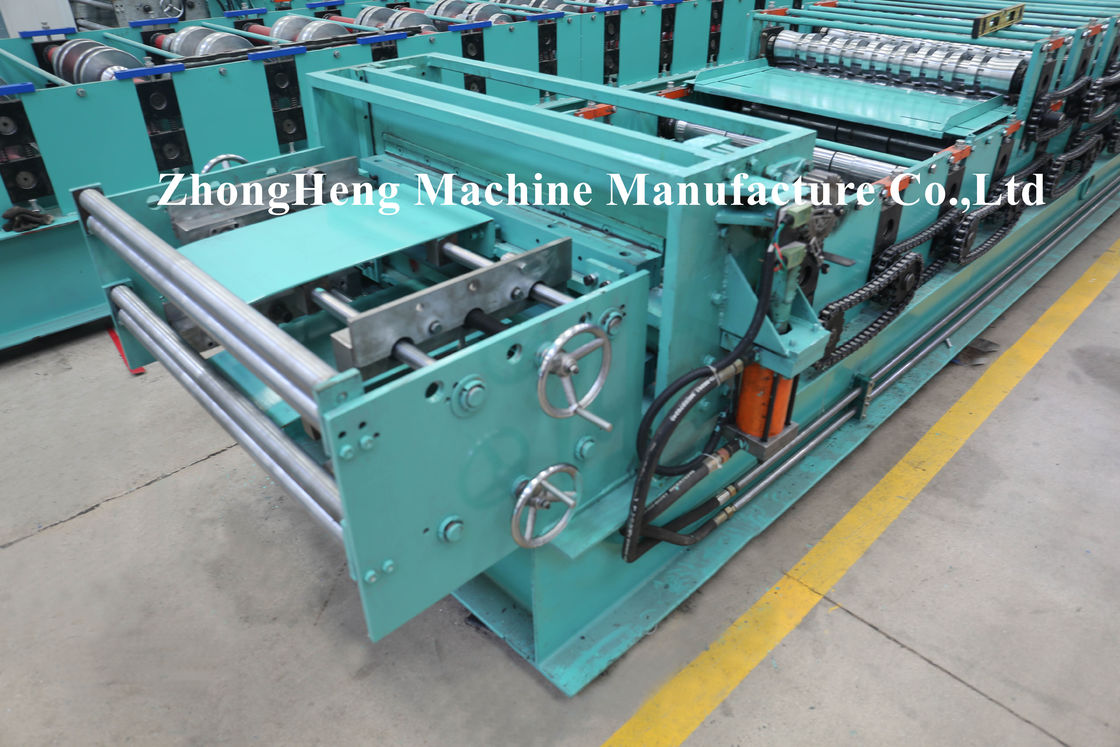 IBR Roofing Sheet Roll Forming Machine Sheet Metal Rollforming Systems 4kw 3ph