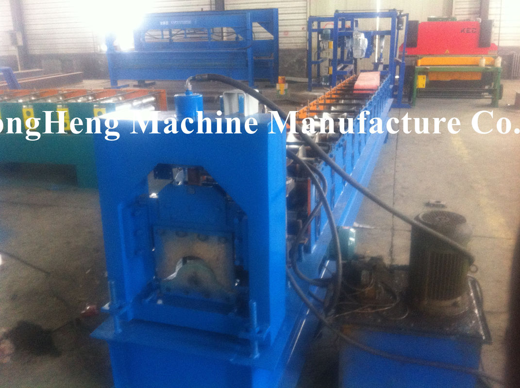 Ridge Cap Forming Machine Delta PLC Inverter 312 Steel Roof Tiles Making Machine