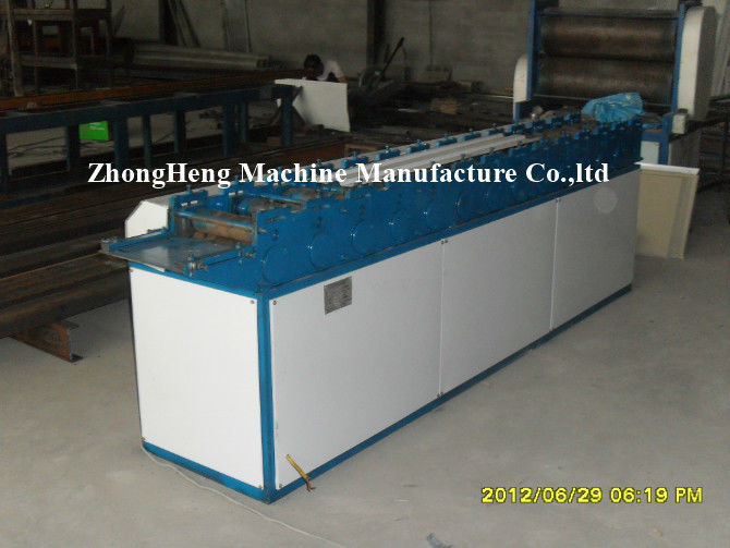 Steel Frame Rolling Shutter Strip Forming Machine 50hz 40mm Solid Forming Shaft