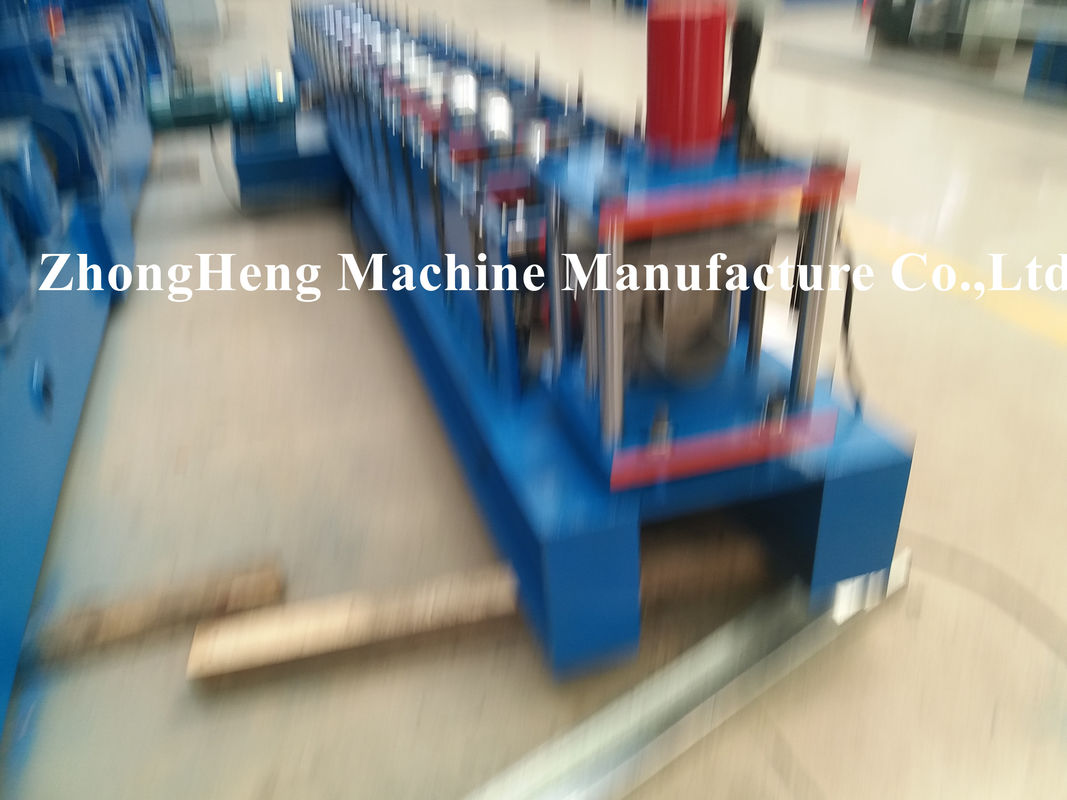 0.4 - 0.6mm thickness Half Round Gutter Forming Machine for Metal Downspout PLC control