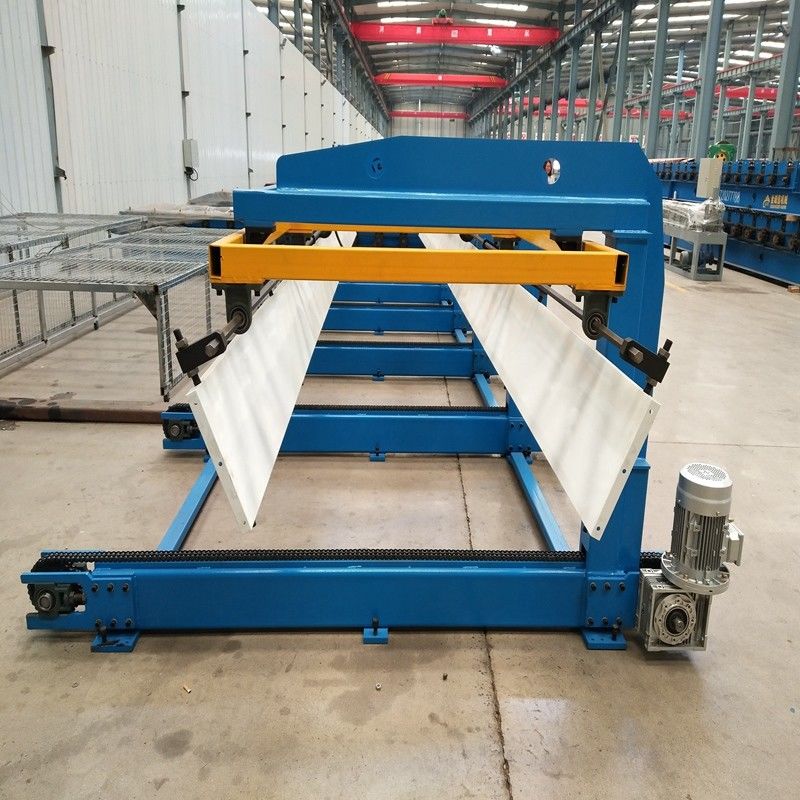 Roof Panel Sheet Automatic Sheet Stacker Machine / Auto Stacking Machine For Steel Panel
