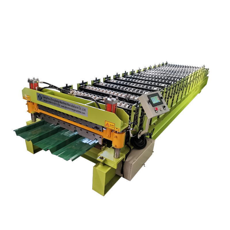 High Speed Chain Drive PLC Control Roofing Sheet Roll Forming Machine