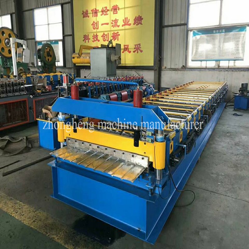 1050 Type Roofing Sheet Roll Forming Machine / Roofing Sheet Making Machine