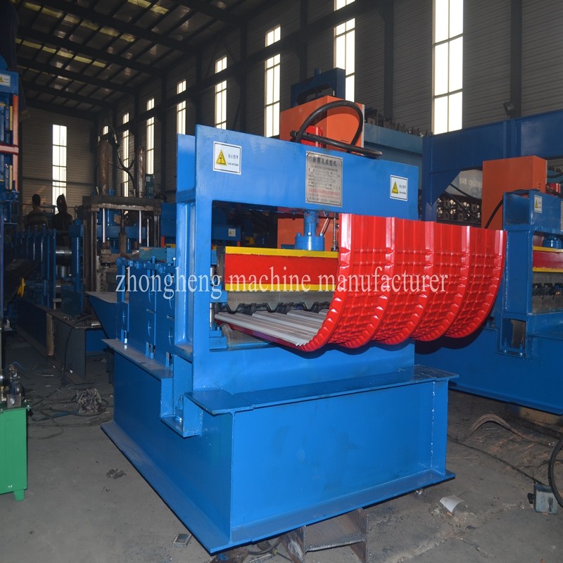Hydraulic Roofing Sheet Metal Crimping Machine / Roofing Curving Machine