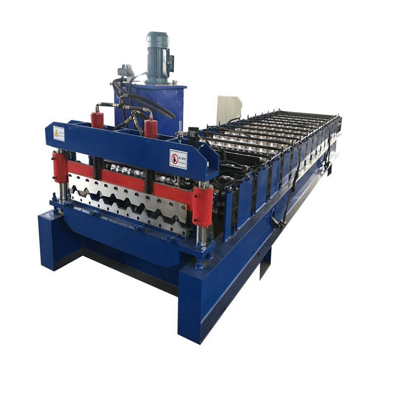 Color Steel Roofing Sheet Roll Forming Machine 988 Trapezoid 6.2 * 1.3 * 1.6m