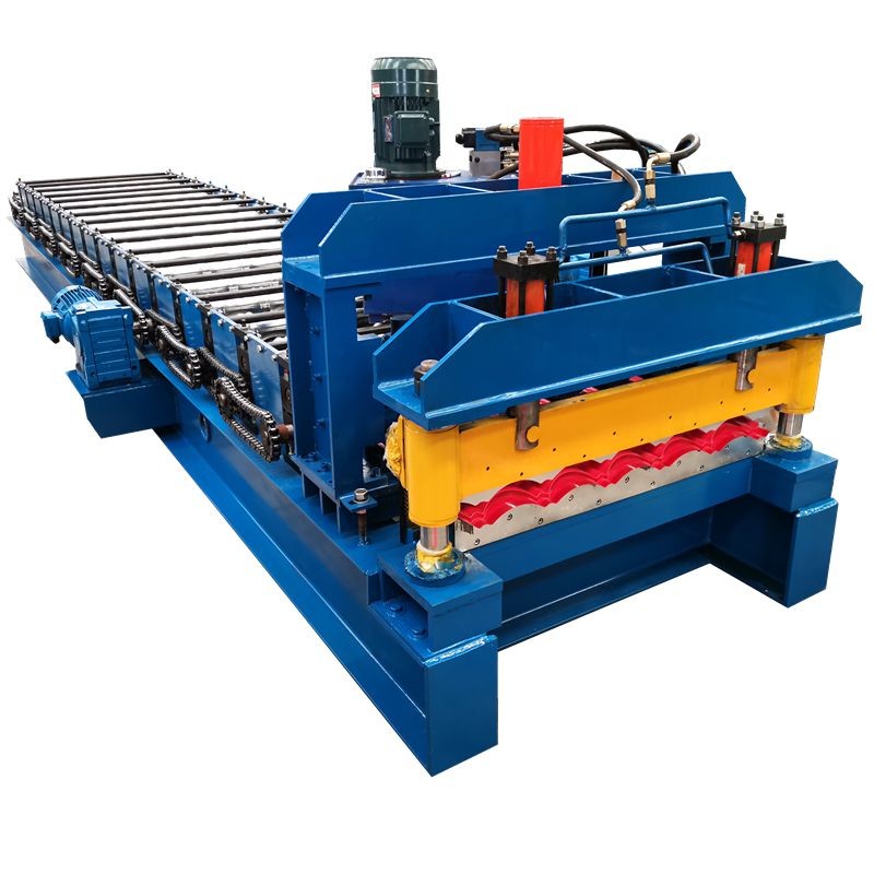 Roof Panel metal roof roll forming machine / roof tile roll forming machine with 5.5kw motor